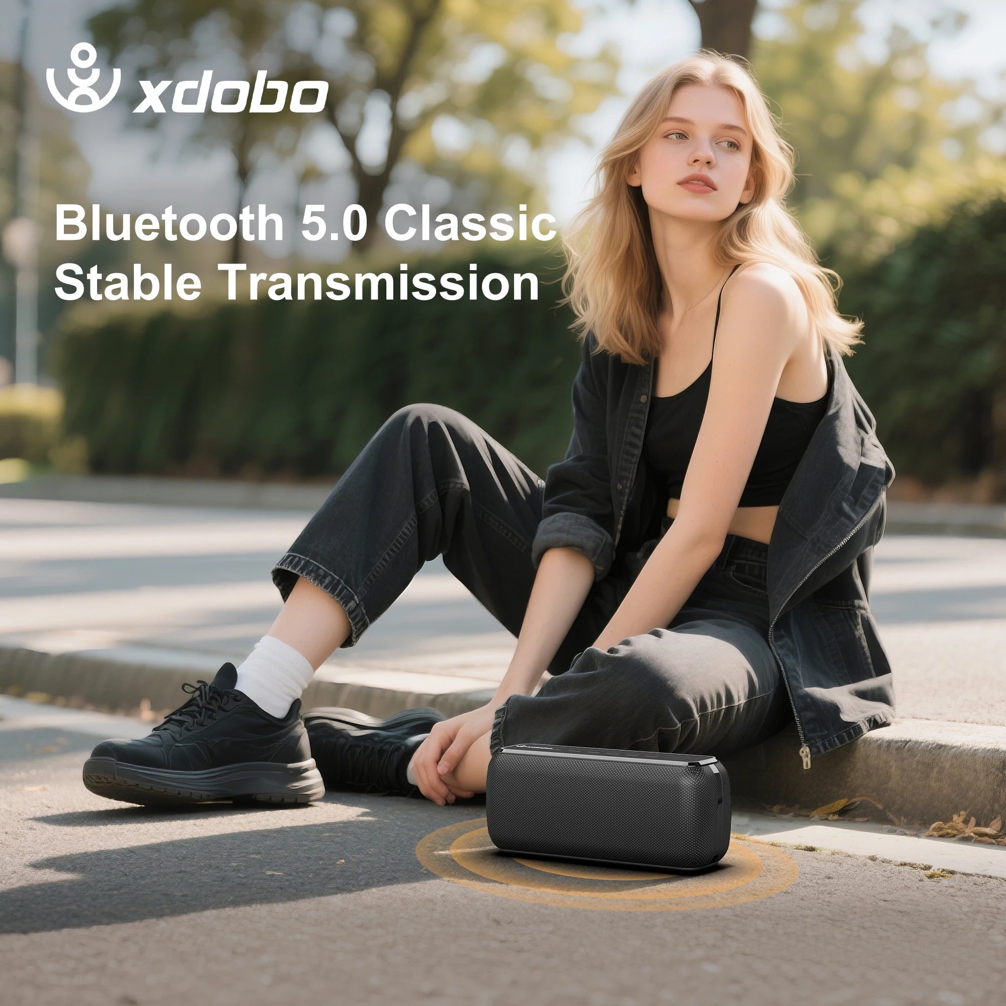 Xdobo X8 II 60W Portable Bluetooth-Compatible Speakers 6600mAh Bass Sound Box Wireless Waterproof TWS Boombox