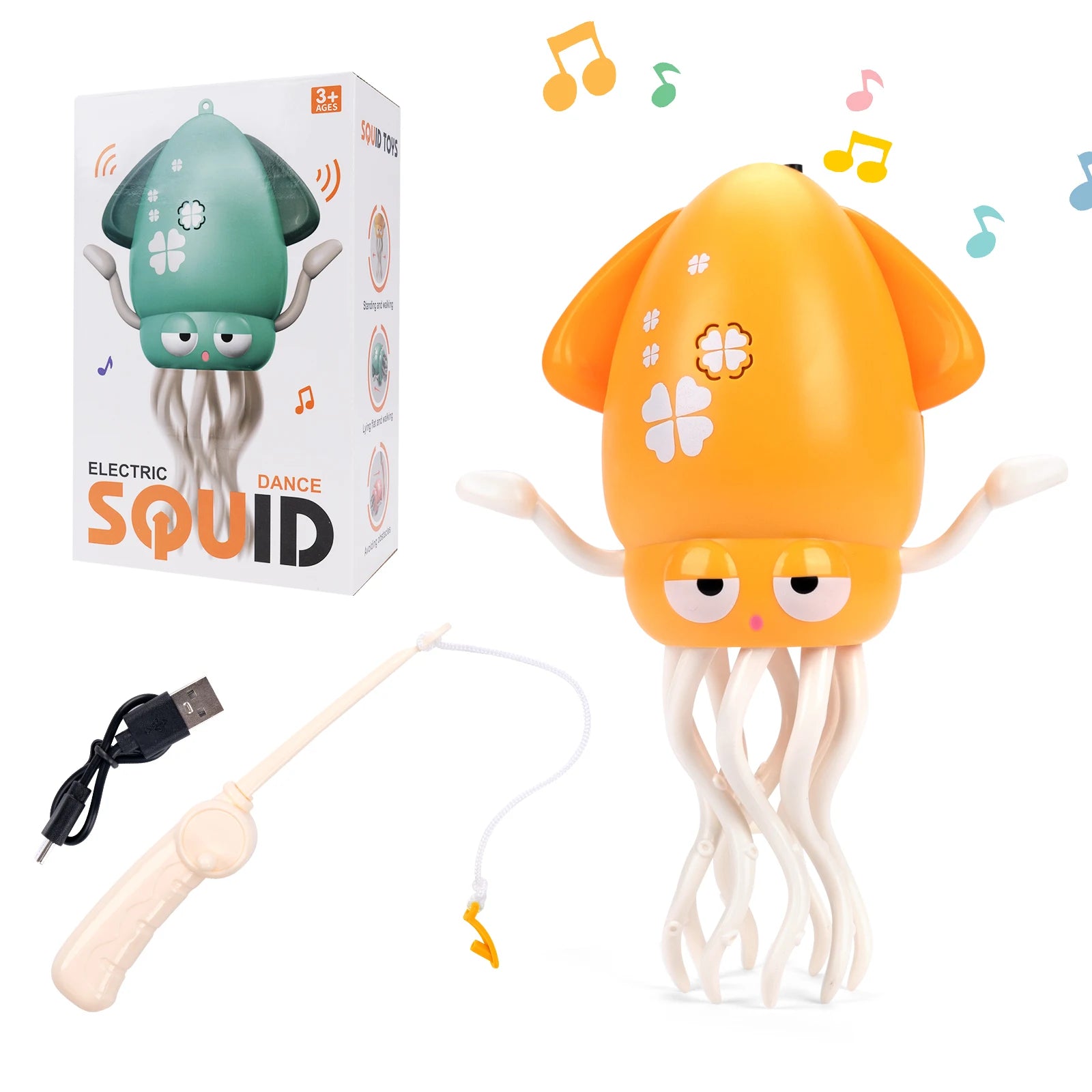 Kids Electronic Pet Toys Dancing Octopus&Duck Musical Penguin Baby Crawling Toys Toddler Interactive Toys Tummy Time Gifts