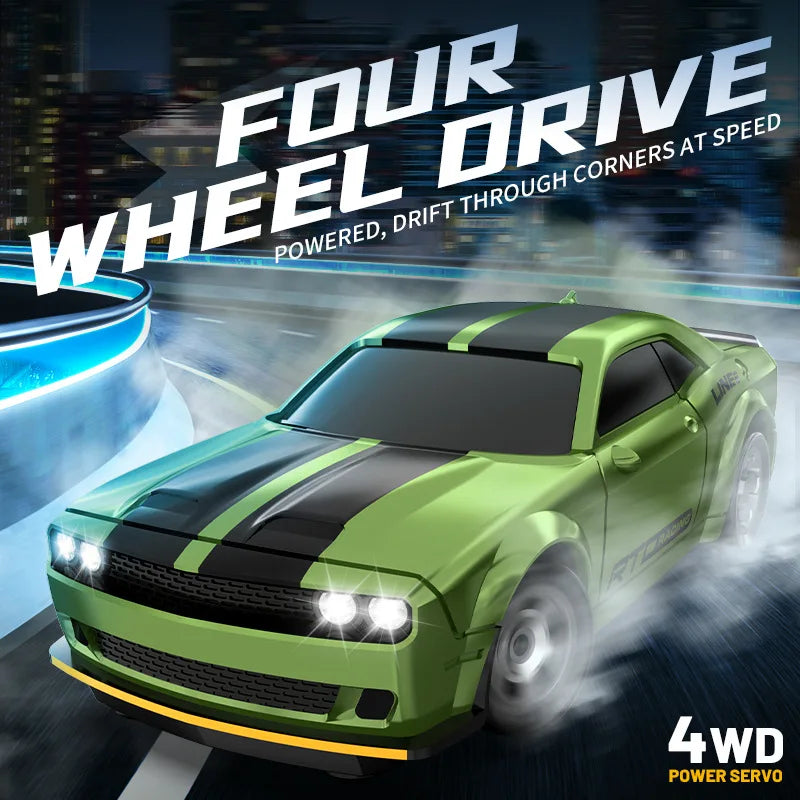 1:64 Remote Control Car 2.4G Mini Radio Control Drift Stunt Car 4WD Desktop Racing Vehicle Model Boy Toy Kid Birthday Gifts