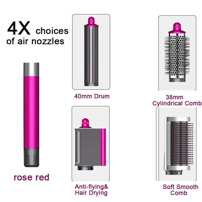 SenCiciMen X9 Multi Hair Styler Curling Iron Hair Hot Air Brush Curling Barrel Hair Dryer Salon Professional Curly Hair Styler