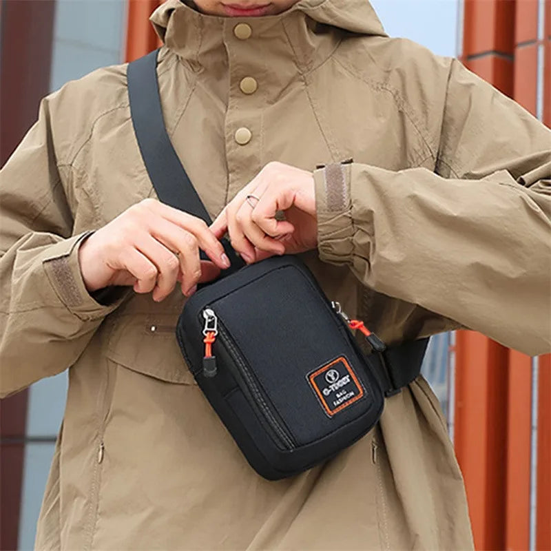 Chest Bags Men's One Shoulder Crossbody Bag Large Capacity Outdoor Sports Leisure Fashion Small Shoulder Bag Backpack Men's