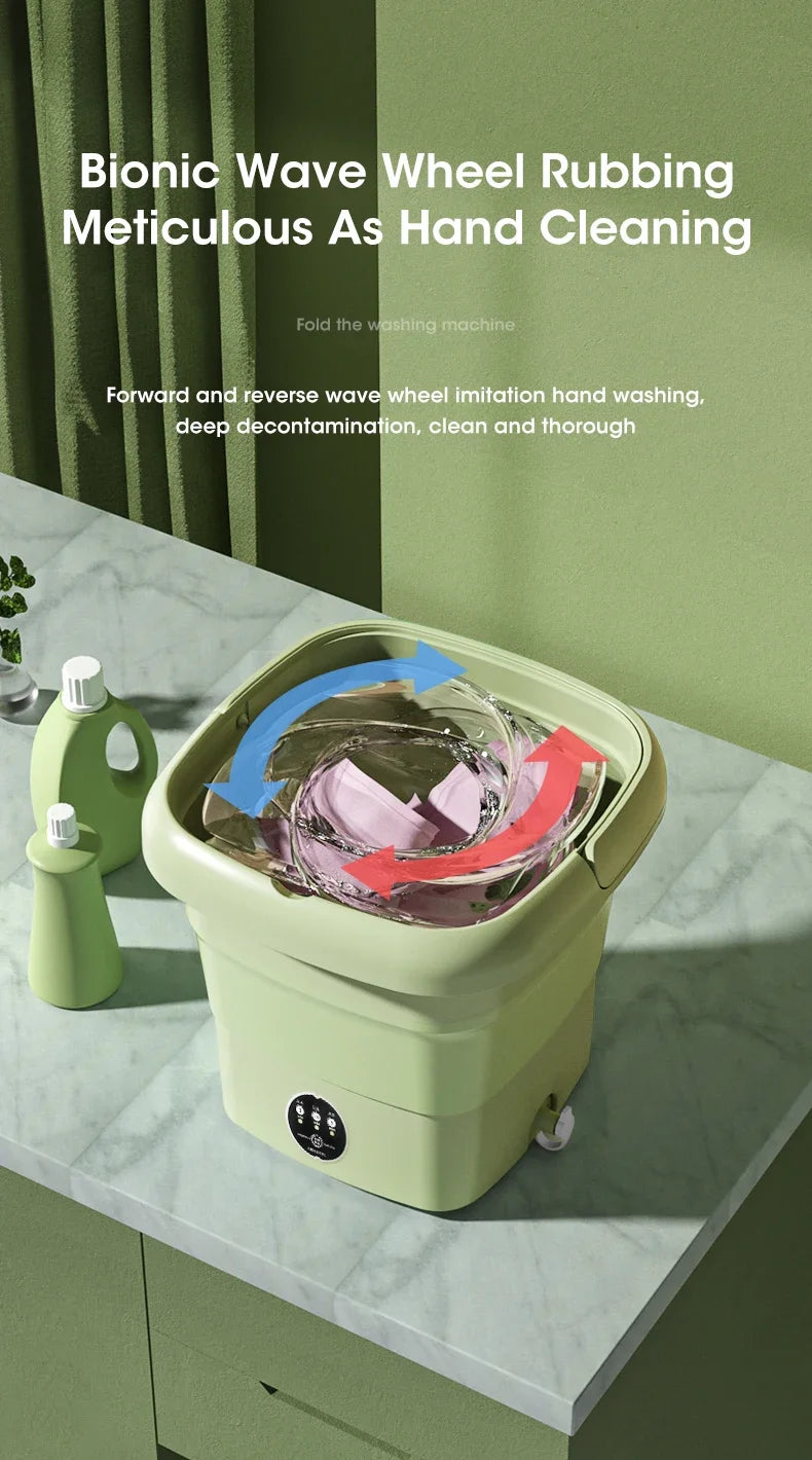 Folding  Washing Machine Sock Barrel Centrifuge Washing Machine Clothes Mini Underwear Portable Washing Machine for Dehydration