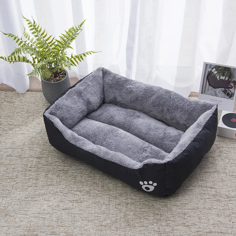 5 Sizes Large Dog Kennel Comfortable Cat Sofa Bed for Small Dog Nest Warm Pet Cat Sleeping Bed Winter Soft House Accessories