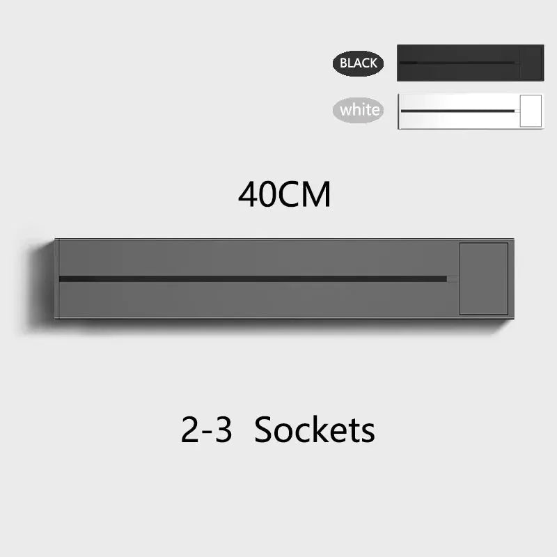 Track Socket Wall Power Rail Movable Sockets High End Home Appliance Power 8000W EU US UK Standard USB Type c Ports ﻿ 40cm 50cm