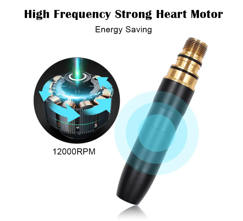 Professional P300 Permanent Makeup Tattoo Machine Kit 2 Heads Microblading Machine For Eyebrow Lip With Tattoo Cartridge Needles