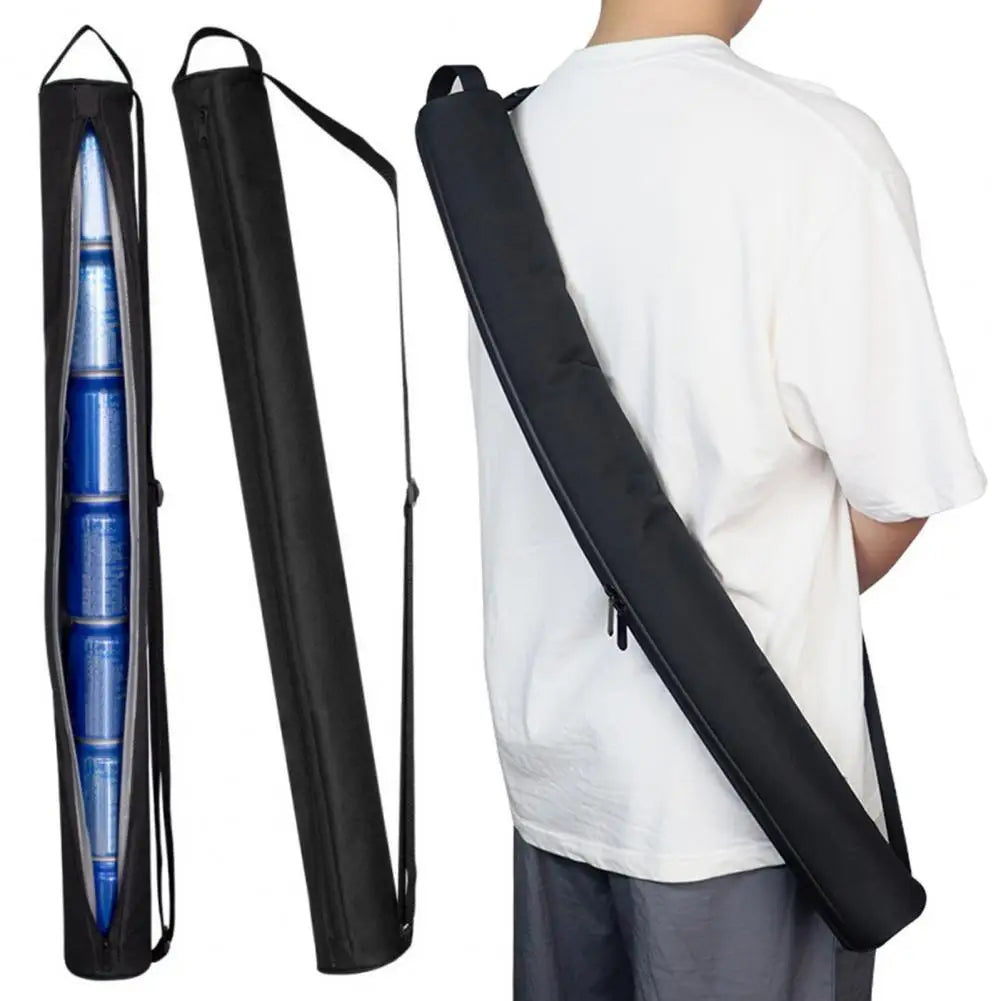 Golf Beer Cooler Bag 7 Can Insulated Sleeve Waterproof Oxford Cloth Thermal Insulation Portable Shoulder Bag Cooler Bag