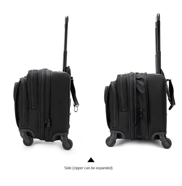 18 inch Travel Suitcases Rolling Luggage Business Boarding Laptop Bag Oxford Cloth Trolley Case With wheels Carry on luggage