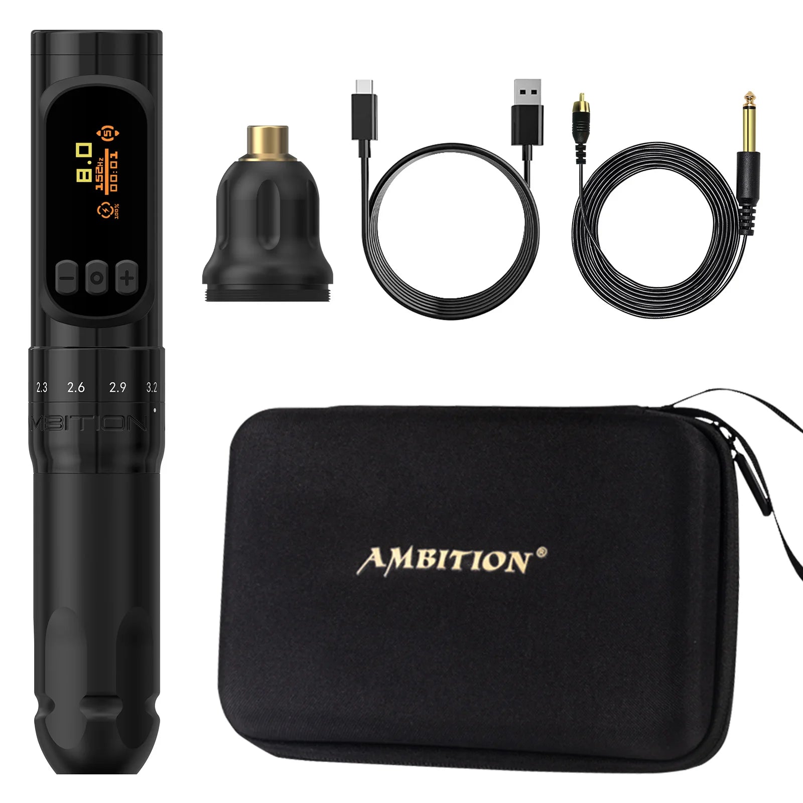 Ambition Sally 270 Wireless Tattoo Machine adjustable Rotary Pen Stroke 2.0-3.5mm Permanent Makeup Coreless Motor Tattoo Suppy