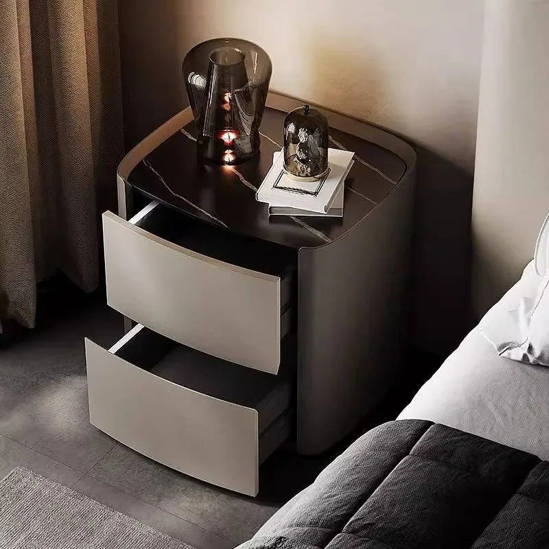 Design Organizer Nightstands Nature Wood Storage Drawers Essentials Bedsides Table Bedroom Modern Mesa De Cabeceira Furniture