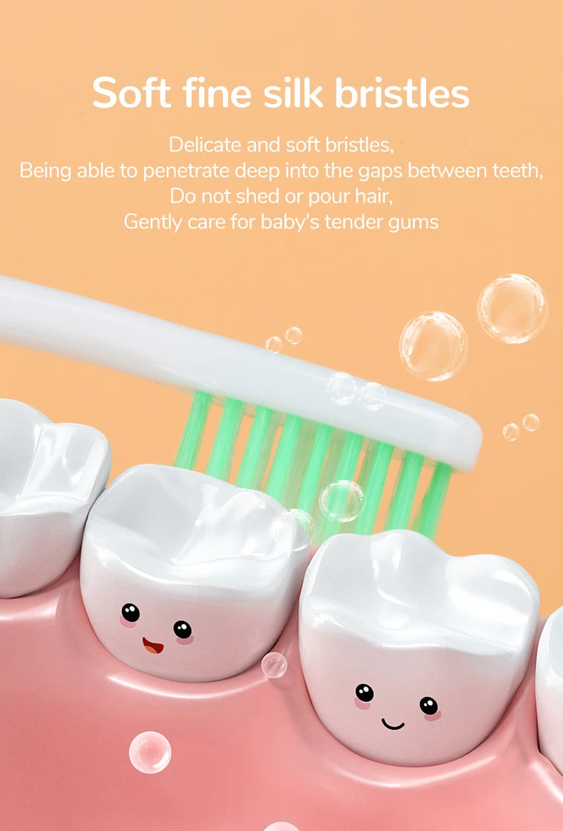 Cartoon Children Toothbrush, Manual Toothbrushes With Extra Soft Bristles For Deep Cleaning Oral Care At Home For Kids