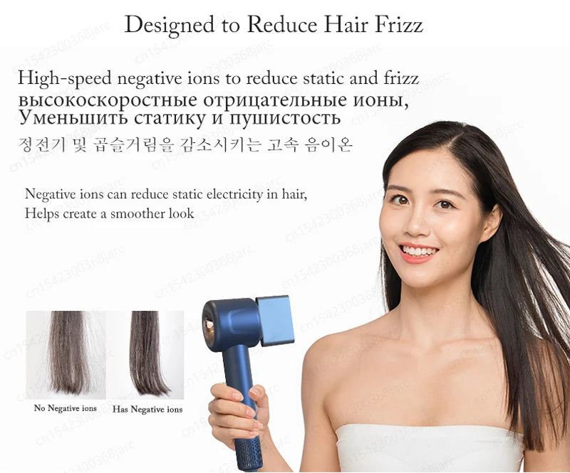 Professional Super Hair Dryer Personal Hair Care Styling Negative ion Salon Tool Constant Anion Electric Leafless Hair Dryers