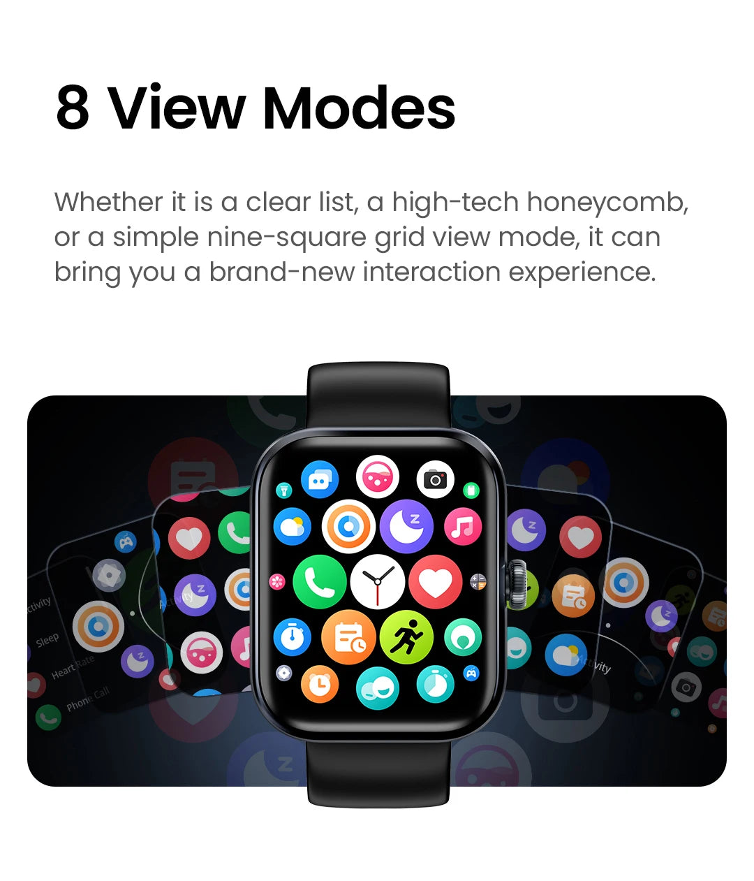 HAYLOU Watch 4 GPS Smartwatch 1.93'' HD Display Bluetooth Phone Call Health Monitoring IP68 Waterproof Smart Sport Watch