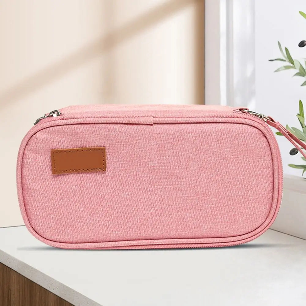 Portable Waterproof Diabetic Insulin Cooling Bag Carry-on Protector Pill Refrigerated Ice Pack Drug Freezer without Gel