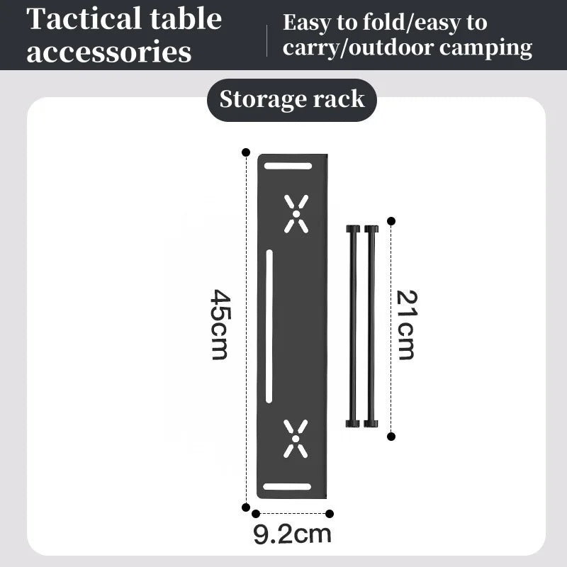 Outdoor Lightweight Folding Table Camping Hiking Travel Fishing Retractable Small Table Military Green Aluminum Alloy RuggedDesk