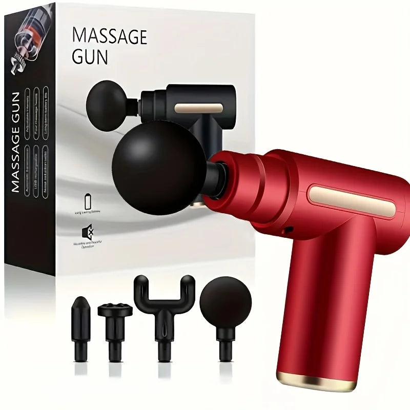 Fascial Gun Muscle Massage Gun Deep Tissue Muscle Handheld Percussion Massager For Body Back And Neck Leg