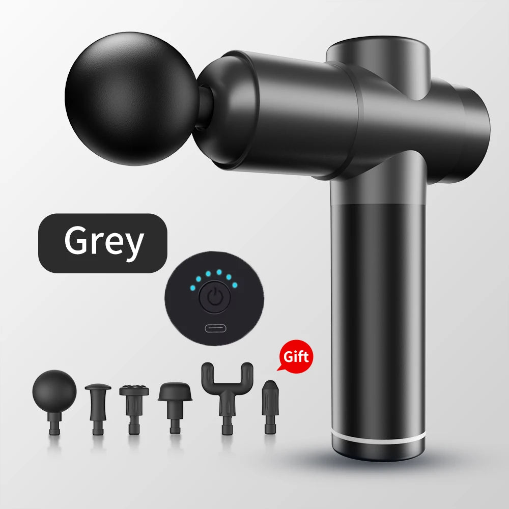 Massage Gun Muscle Relax Deep Tissue Massager Neck Massager Dynamic Vibrator Back Portable Handheld Display Fascia Gun Massage
