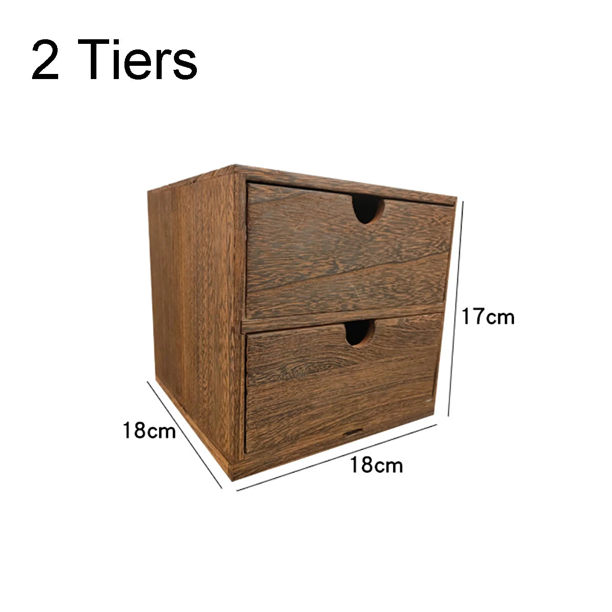 Drawer Wooden Storage Organizer Small Desktop Decorative Cabinet Boxes
