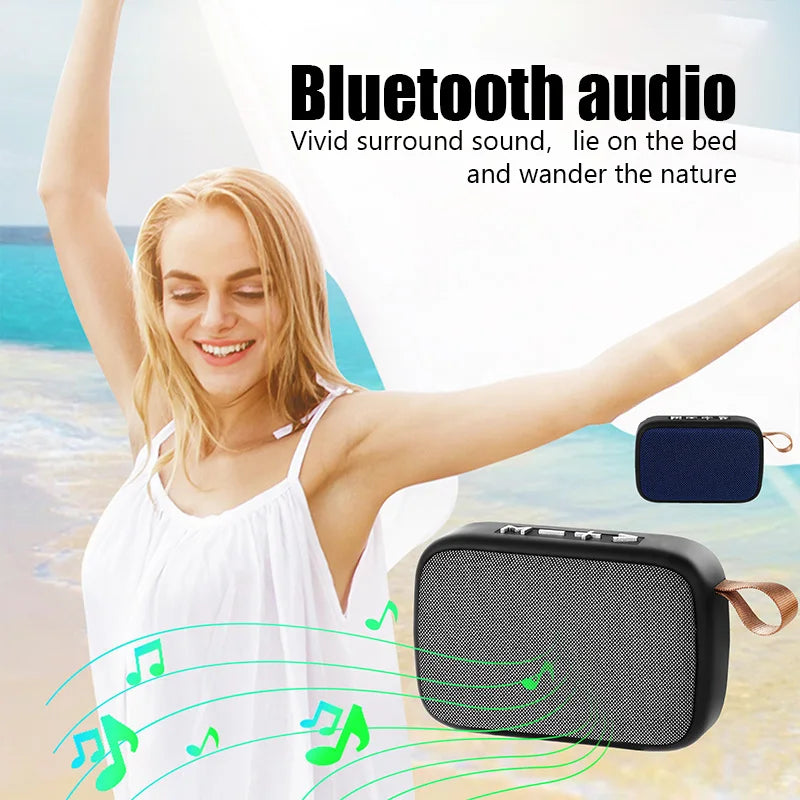 2024 TWS Bluetooth Speakers Portable Outdoor Oxford Loudspeaker Wireless Column 3D Stereo Music Player Surround Hifi Sound Box