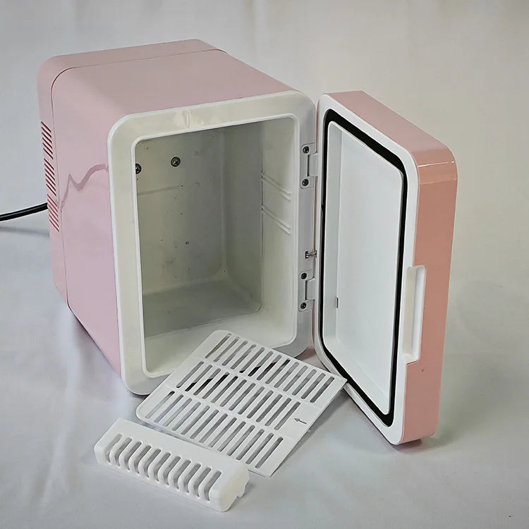 Car home dual-use beauty and skincare products, makeup mirror, refrigerator, car supplies, mini car freezer, small fridge