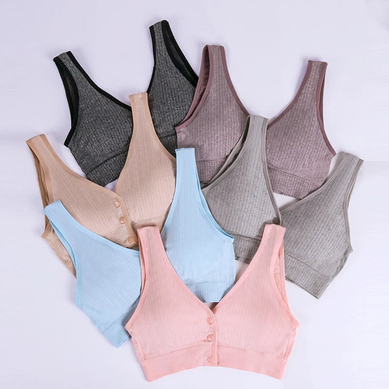 Soft Breastfeeding Bra 3D Structure Support Seamless Pregnant Women Sleeping Bra Maternity Underwear Wireless Gather Nursing Bra