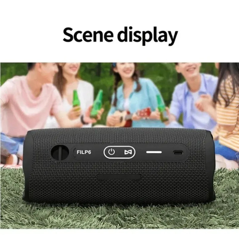 New Portable Flip6 Bluetooth Audio Multi-FunctionTWS Audio Caixa De Som Outdoor Subwoofer Wireless Home Theater Dual Speaker