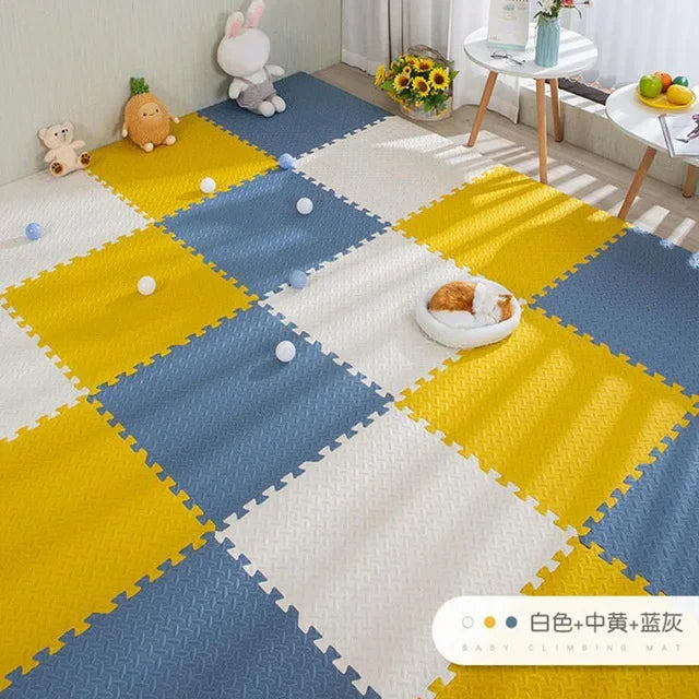 16pcs Foam Baby Play Mat Puzzle Mat Kids Interlocking Exercise Tiles Rugs Puzzle Floor Tiles Toy Carpet Soft Carpet 30*30*1cm