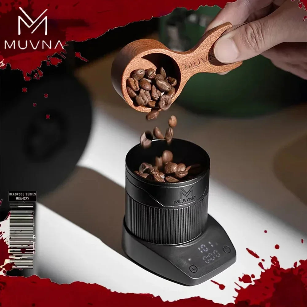 MUVNA-Mini Electronic Espresso Scale Weight 0.1g High Precision  LED Monitor Portable Coffee Scale Customized Receiving Cup Rod