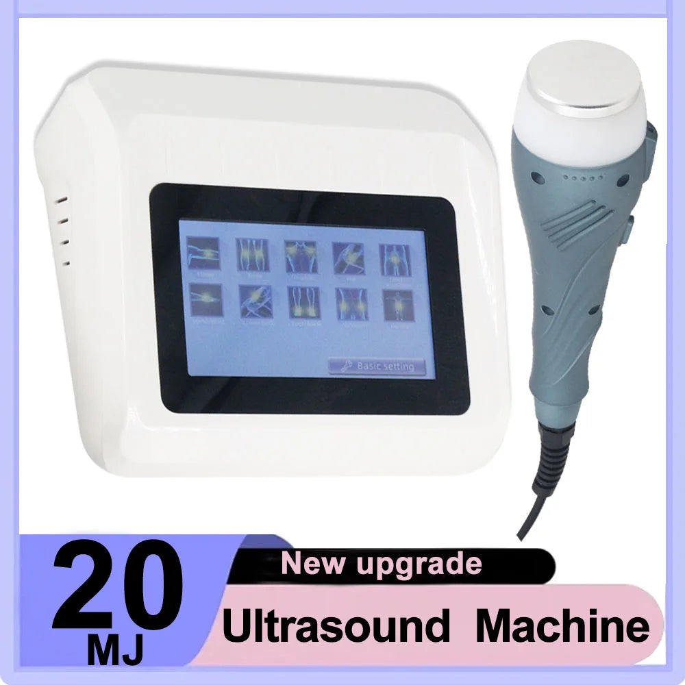 20MJ Professional Ultrasound Therapy Machine Body Muscle Massage Relaxation Pain Relief  Physiotherapy Ultrasonic Equipment