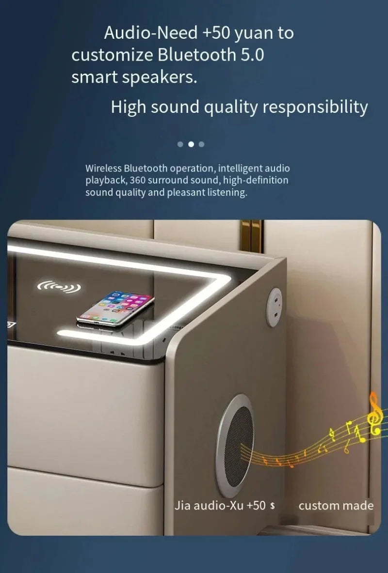 Night Table Bedside Nightstands Bedroom Bedside Furniture Gamer Narrow Bed Desk Nordic Drawer Closets Meubles De Chambre