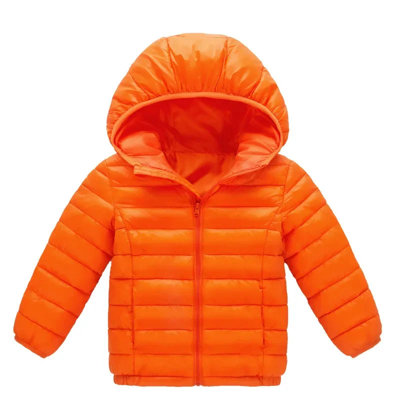 New Fashion Children Jacket Outerwear Boys and Girl Autumn Clothes Warm Down Hooded Coat Teenage Parka Kids Winter Clothing
