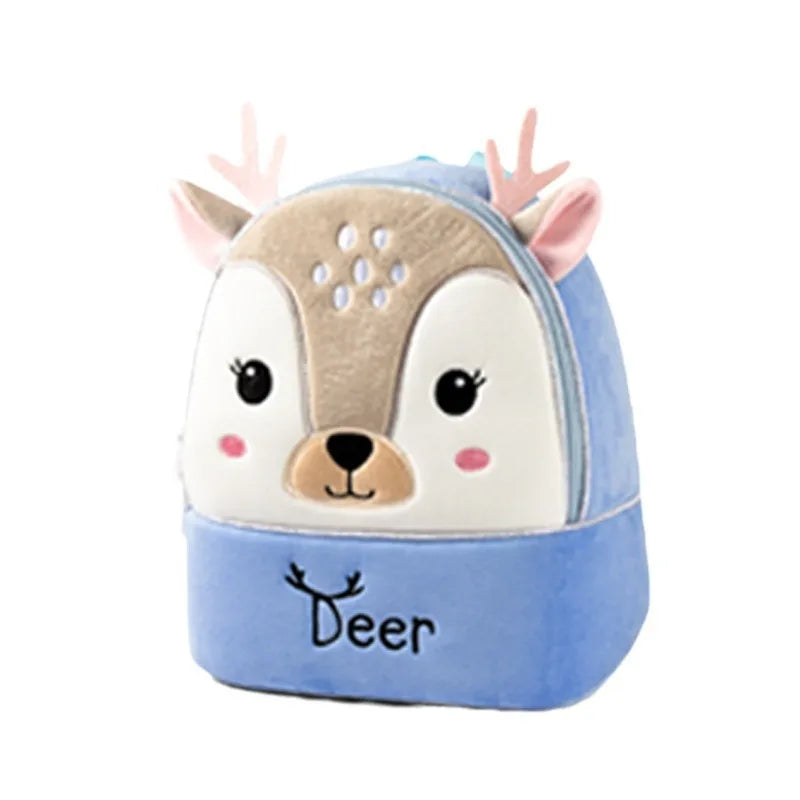 Popular Plush Backpack for Kindergarten Boys and Girls Children's Backpack for Babies Anti Lost Backpack for Babies Super Cute