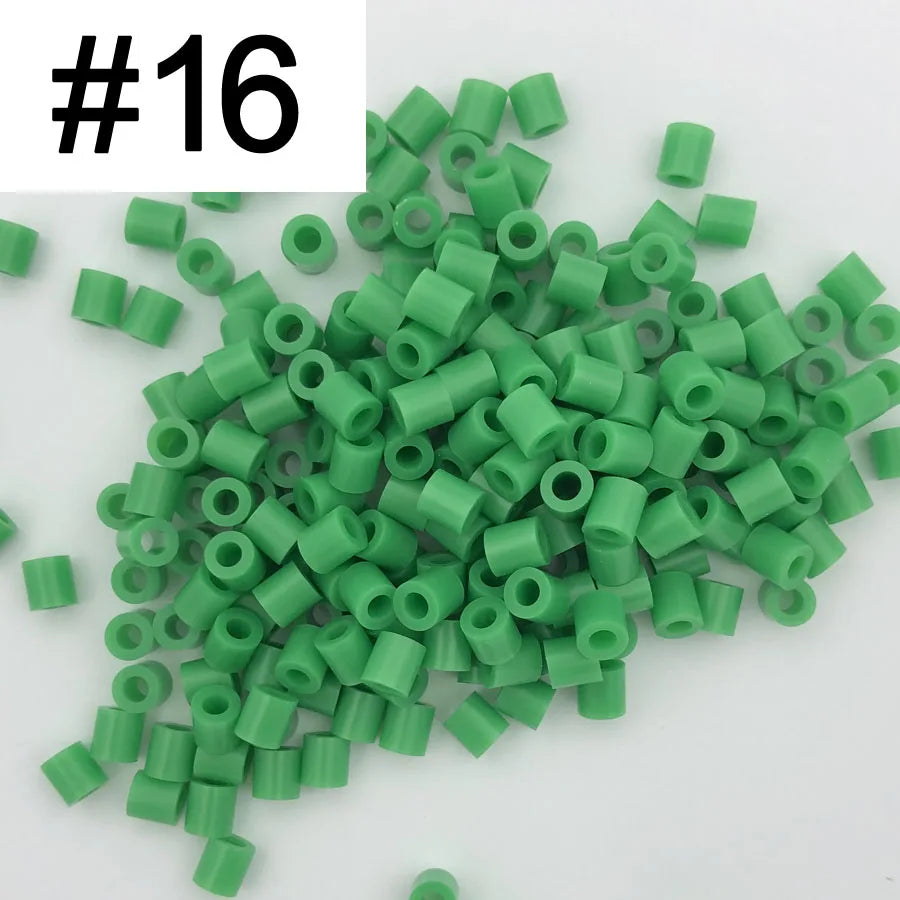 5mm 1000PCS  Black white gray blue green purple Hama Beads for Kids Iron Fuse Beads diy Puzzles Pixel Art Gift Children Toy
