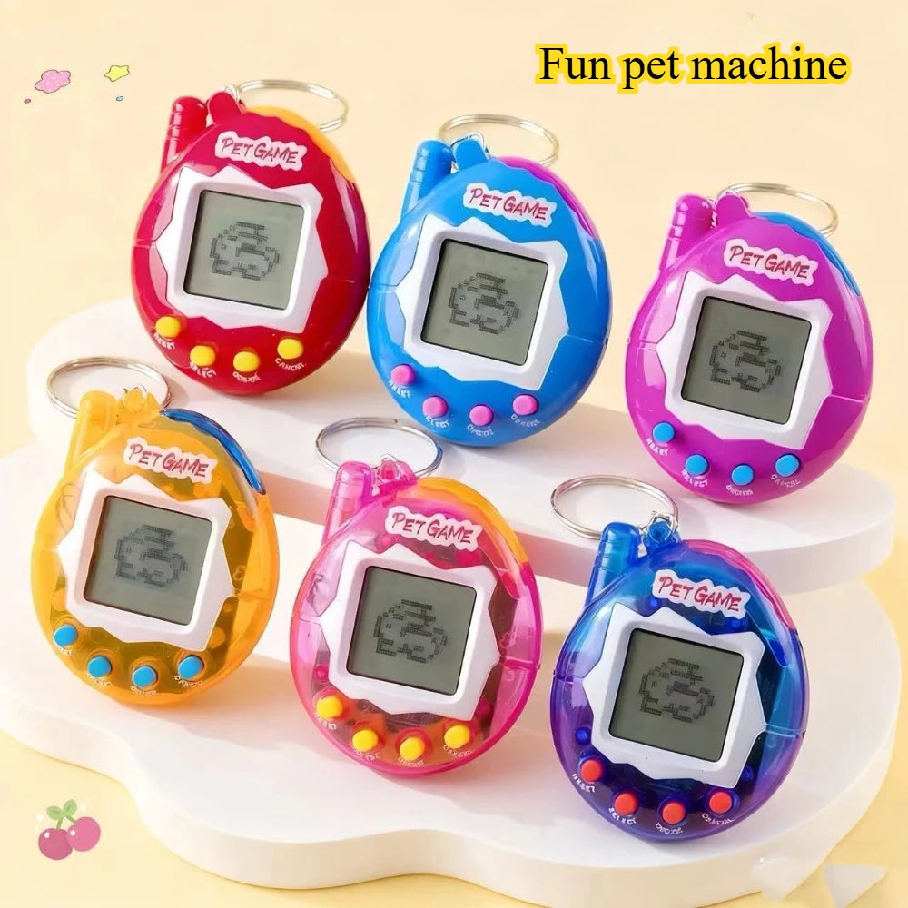 1PC Transparent Electronic Pets Nostalgic 168 Pets In One Virtual Cyber Digital Nostalgic Funny Toys Pixel Funny Play