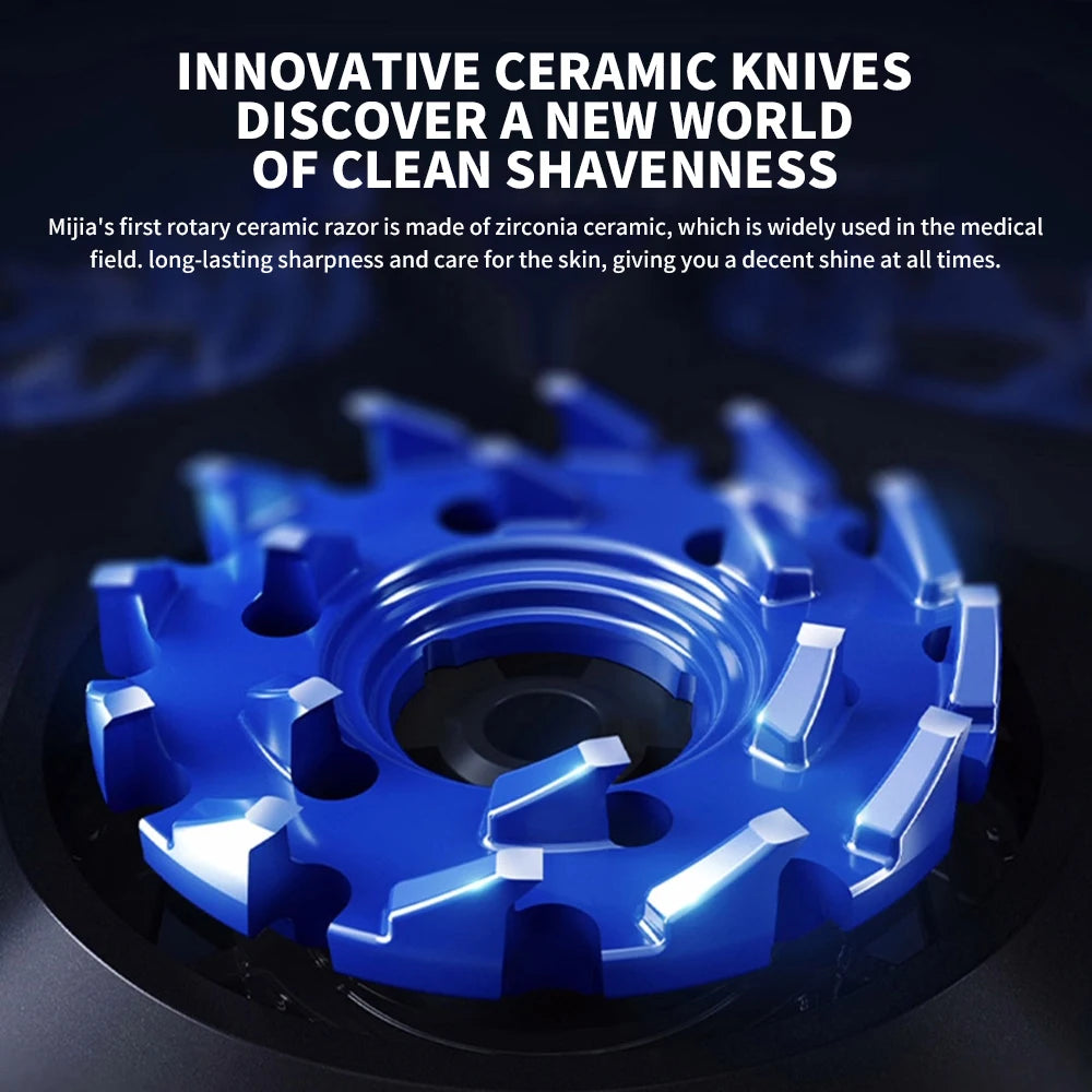 XIAOMI MIJIA Electric Shaver S700 Portable Flex Razor 3 Head Shaving IPX7 Waterproof Washable Beard Trimmer Trimer Cutter 30 day