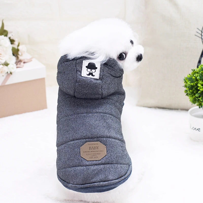 Dog Thicken Coat Overalls Winter Warm Dog Clothes For Small Dogs Puppy Chihuahua Jacket Poodle Costumes Pet Coats Yorkie Apparel