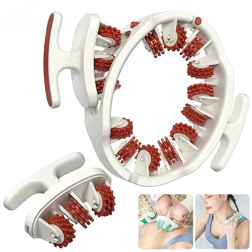 2 In1 Cellulite Massager Manual Muscle Massager Roller for Leg Neck Arm and Foot Multi-function Pelvic Floor Muscle Trainer