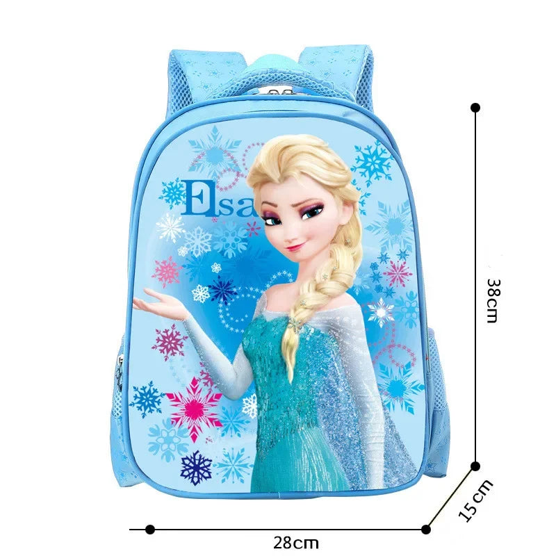 Elsa Anna Princess School Bag for Girls Frozen Children Backpacks Kids Shoulders Bag