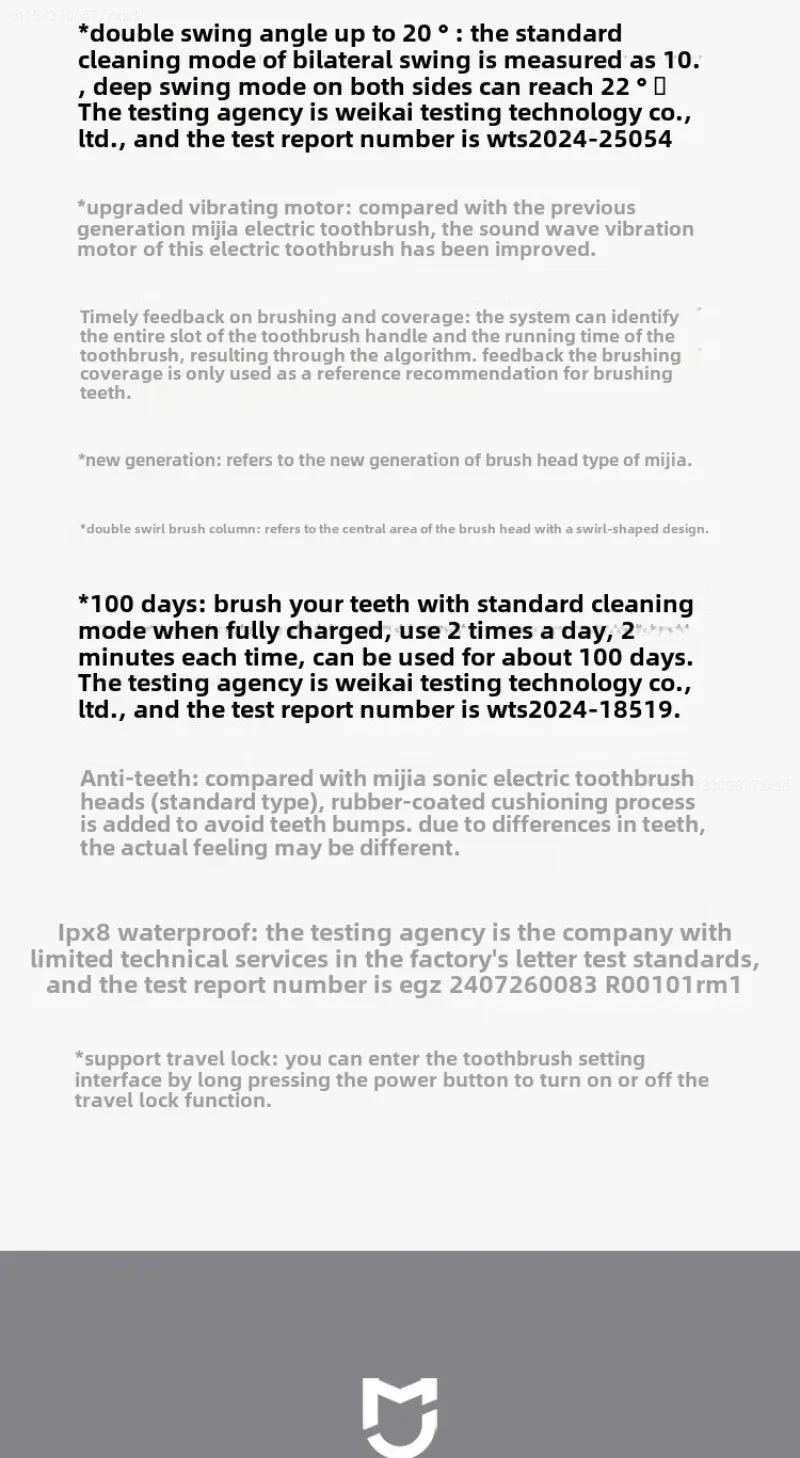 New Xiaomi Mijia Sonic Sweep Vibration Electric Toothbrush Pro Intelligent Tooth Surface Recognition Digital Display Reminder