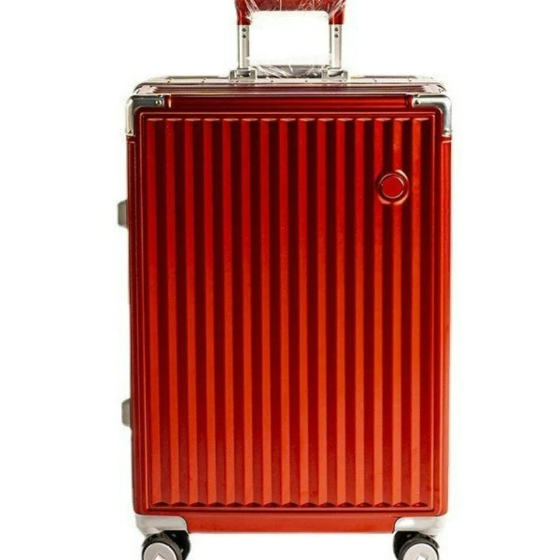 20/24 Inch Large Capacity PC Rolling Luggage Case TSA Combination Lock Business Metal Frame Travel Suitcase on Wheels Travel Bag