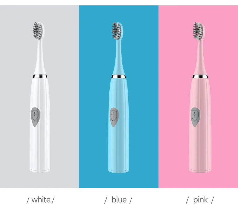 Clearance_Electric Toothbrush for Adults Soft Portable Battery Endurance IPX6 Waterproof Intelligent Effective Oral Care Men Wom
