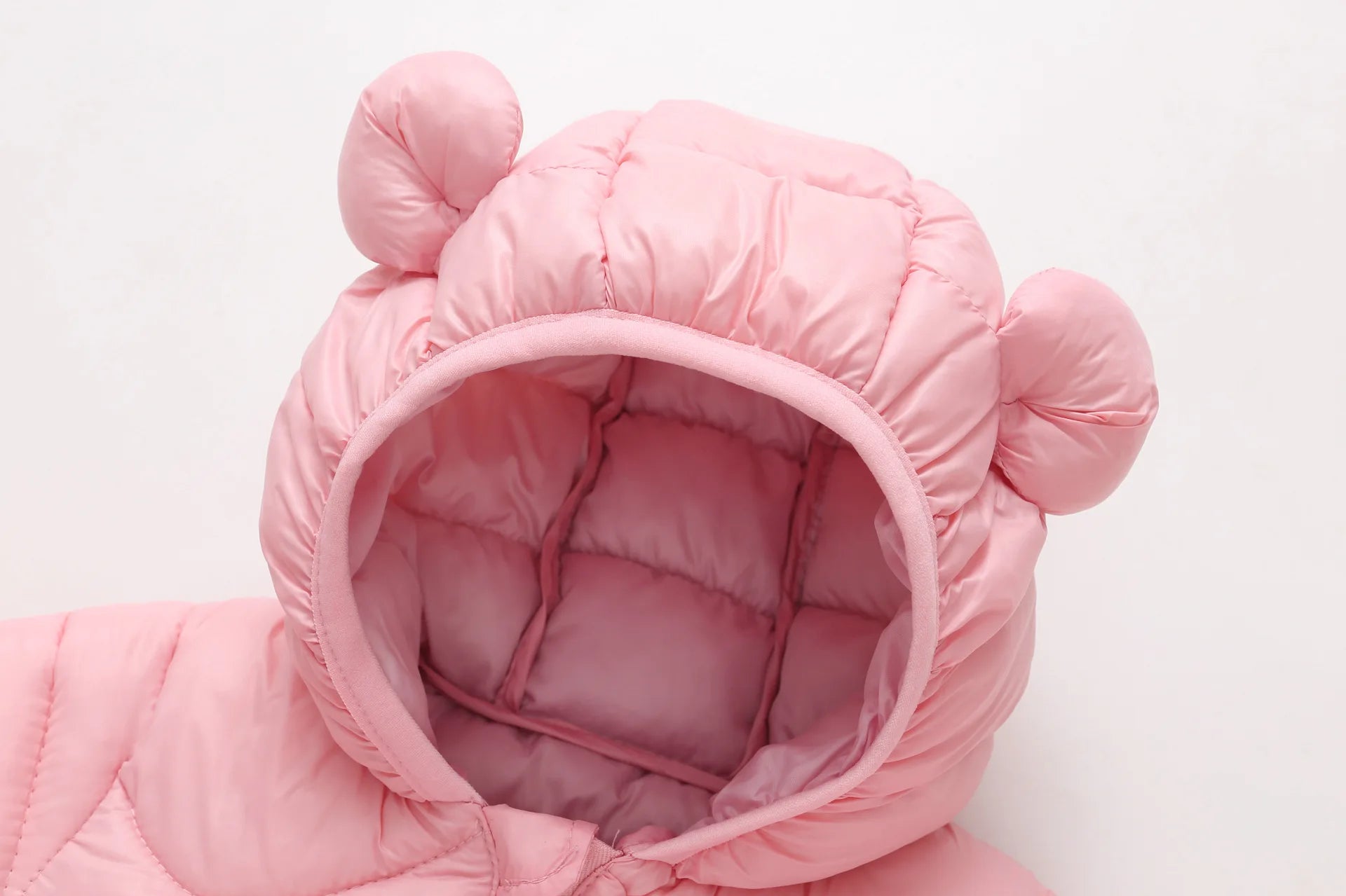 Mickey Mouse Kids Winter Hooded Coat New Lightweight Thermal Thicken Padded Jacket for Boys Girls Cotton Blend Zipper Outerwear