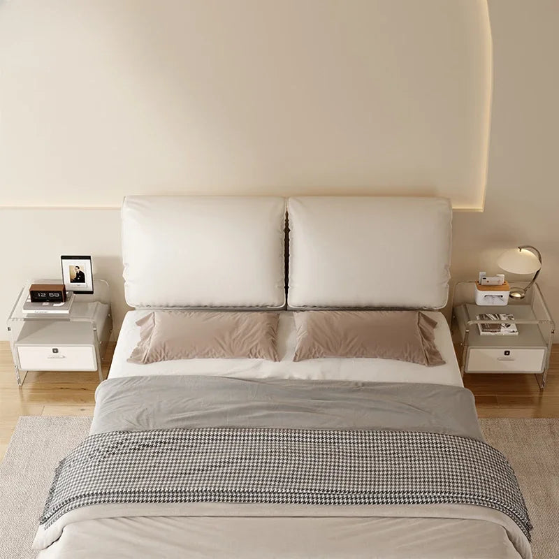 Acrylic Minimalist Nightstand Storage Trendy Drawer Simple Bedside Table Modern Simple Mesitaa De Noche Bedroom Furniture