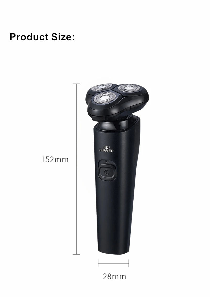 ZOZEN Electric Shaver Electric Razor Body Hair Clipper Cutting Shaving Machine for Men Women Beard Trimmer Washable Rechargeable