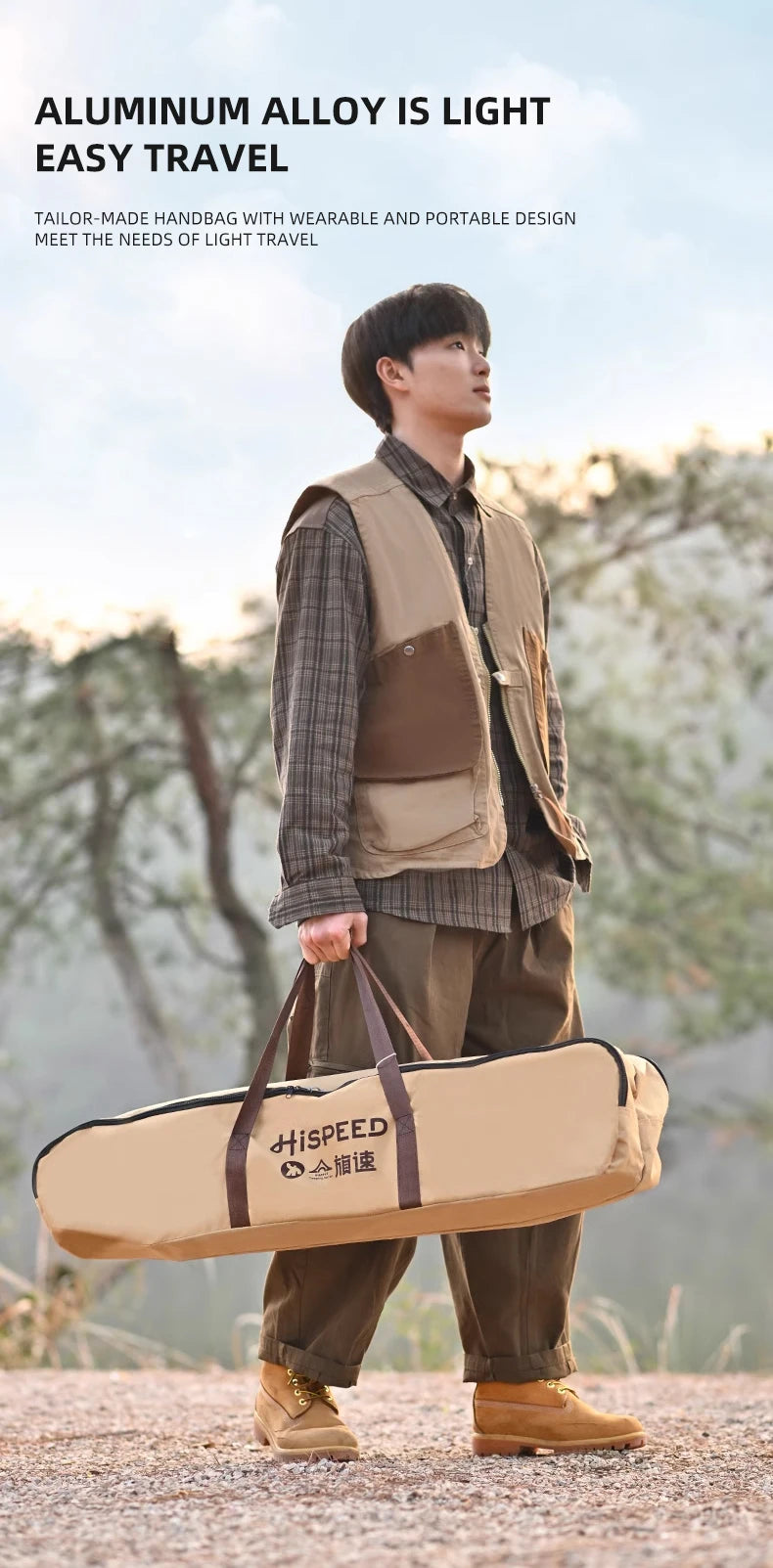 Outdoor Camping Folding multifunctional IGT Wood table Gas Stove Portable lightweight Camp BBQ Grill Table Picnic table