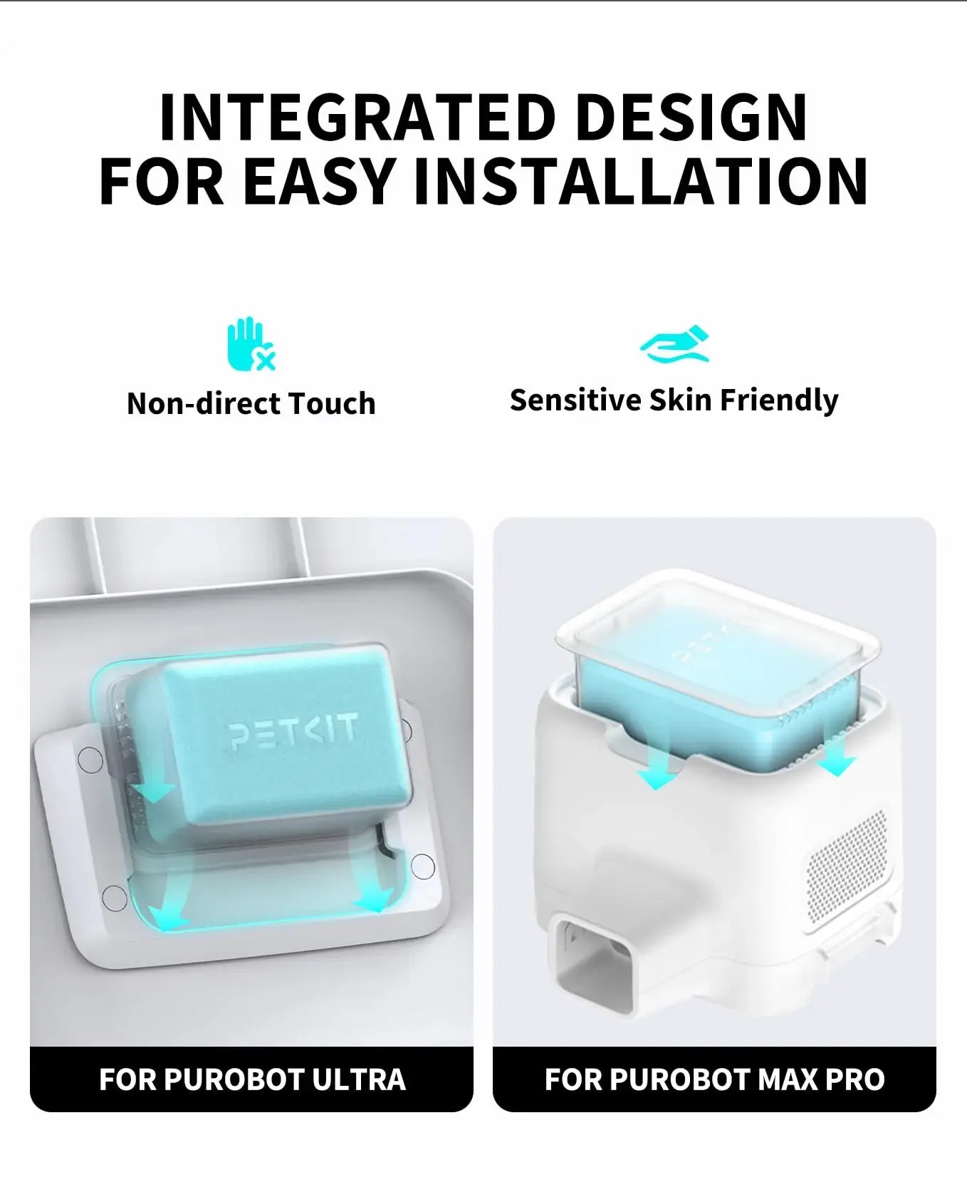 PETKIT N60 Pet Odor Control for Purobot Ultra and Purobot Max Pro Self-Cleaning Cat Litter Box Long-Lasting Effective Litter Box