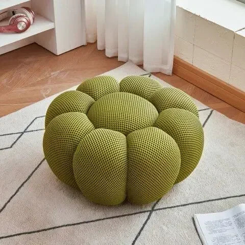 Single Seat Designer Pumpkin Lazy Sofa Balcony and Bedroom Can Lie Down and Recline Italian Minimalist Rochburg Football Sofa