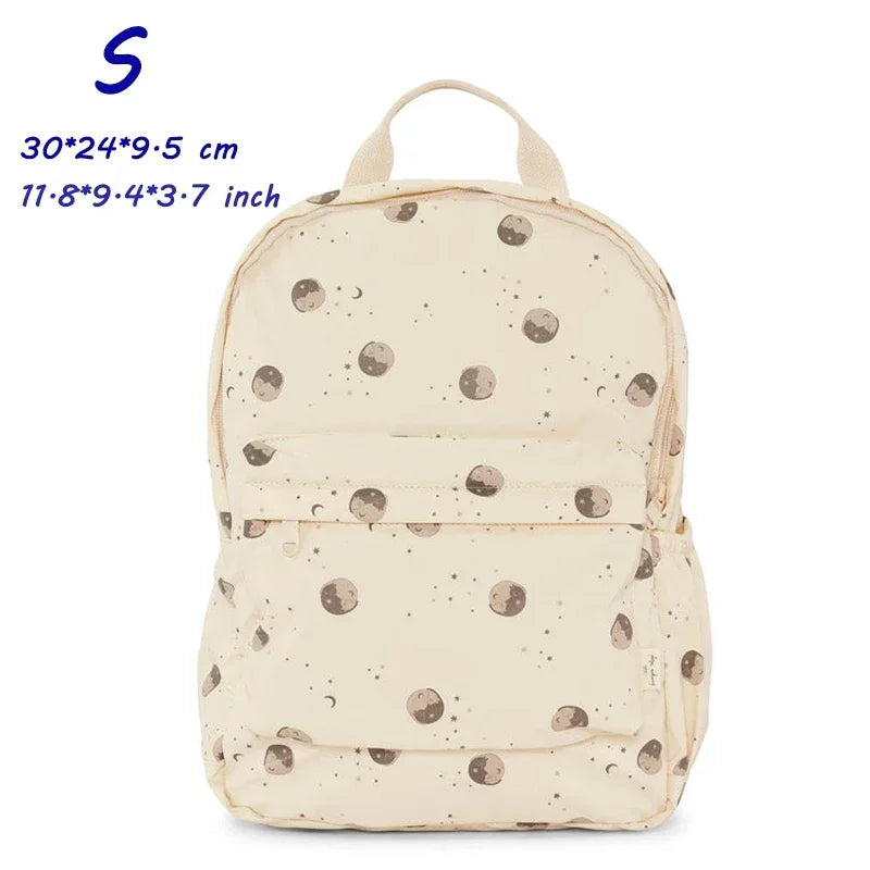 KS Brand Mommy Bag Travel Children Kid Cherry Backpack Primary Schoolbag Baby Waterproof Print Kindergarten Bags Boys Girls Gift