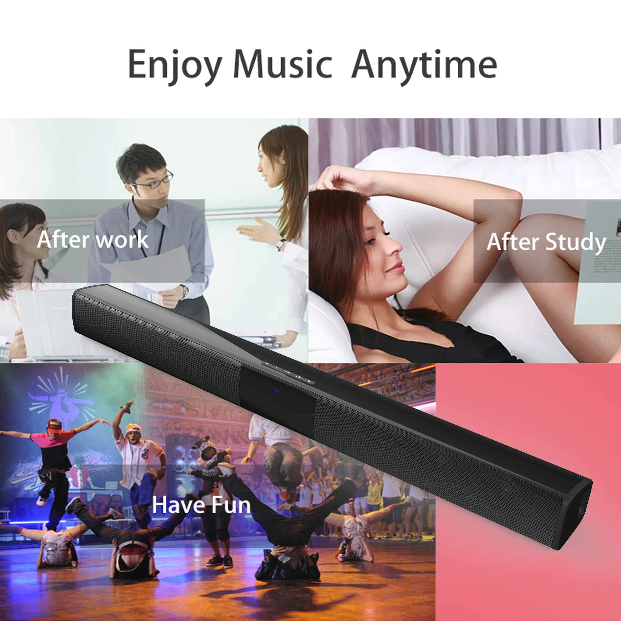 PHONEPACE Wireless Bluetooth Sound bar Speaker System Super Power Speaker Surround Stereo Home Theater TV Projector