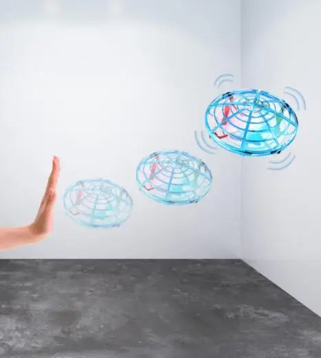Mini Watch RC UFO Drone With Light Gesture Sensing Quadcopter Anti-collision Flying Ball Helicopter Drones Toys for children