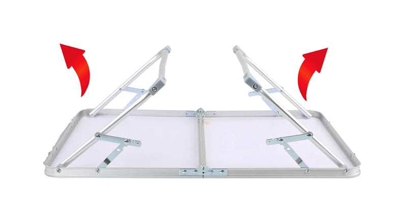 Mini Folding Table Outdoor Aluminum Table Camping Density Board Table Portable Picnic BBQ Small Table Computer Table